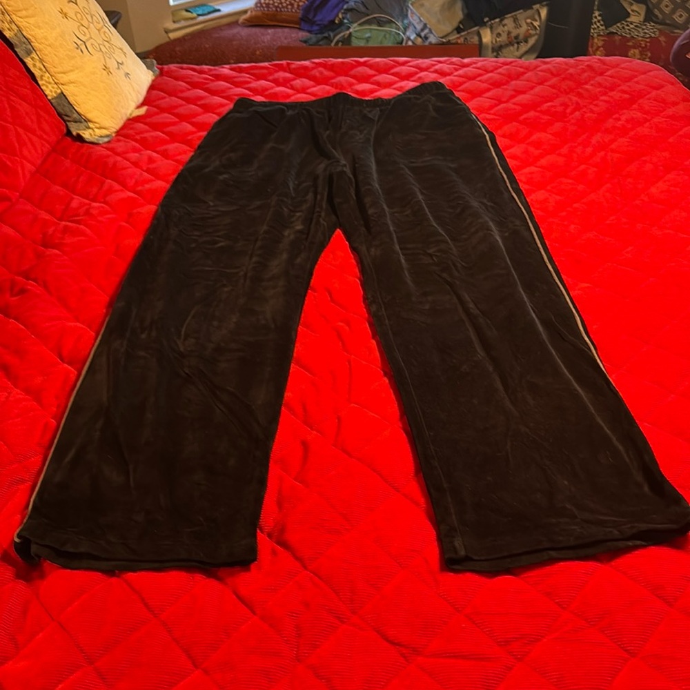 Pants Big & Tall Velour Sweat Workout Pants with Pockets & Drawstring